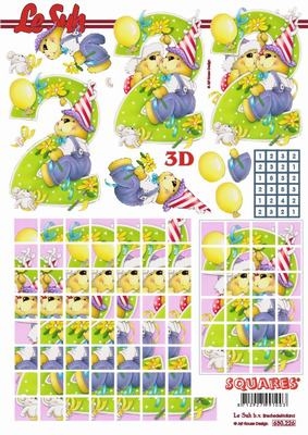 3D / Squares Bogen  630226