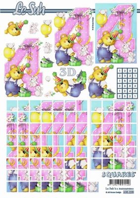 3D / Squares Bogen  630228