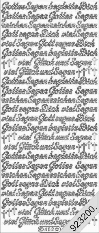 D 0482 - Gottes Segen