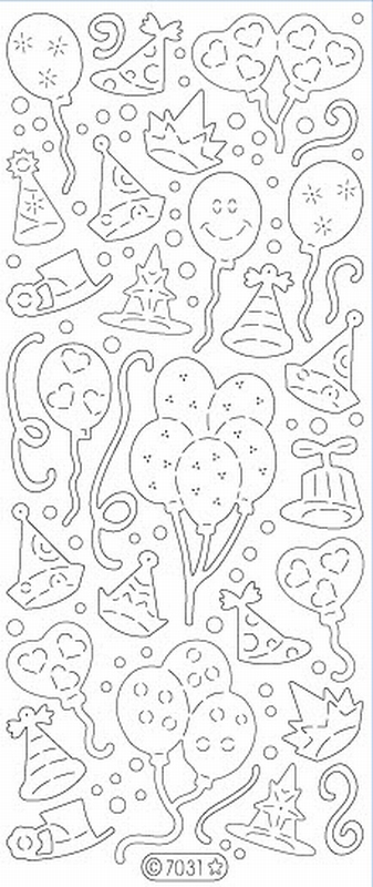 7031 - Transparent Glitter