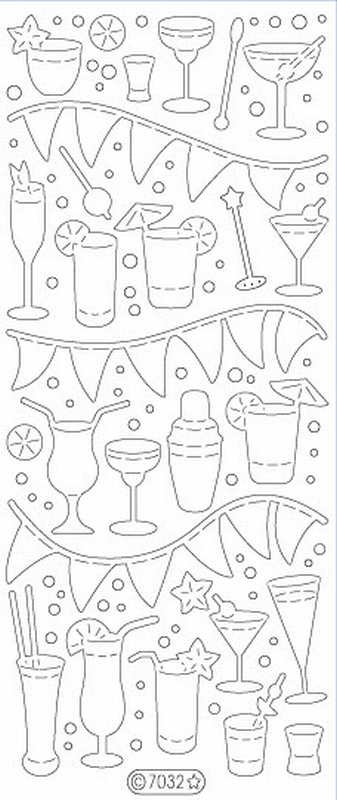 7032 - Transparent Glitter