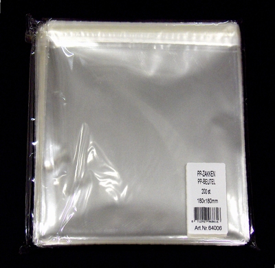 64006 - Plastic zakken met plakstrip.