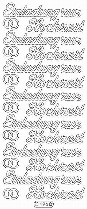 0496 - Einladung zur Hochseit D