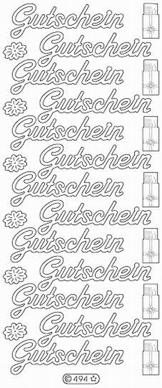 D 0494 - Gutschein