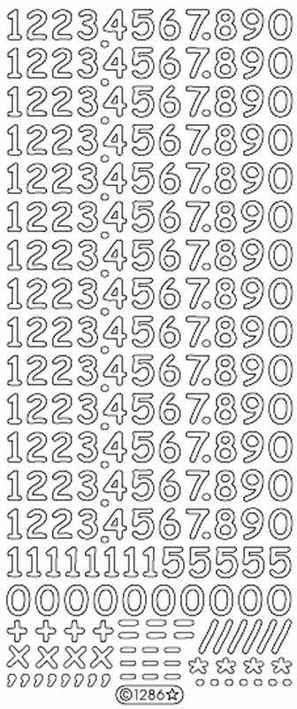 1286 - Letters / Cijfers