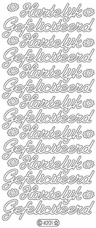 4201 - Transparant Glitter  NL