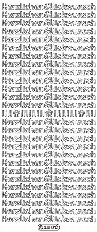 4403 - Herzlichen Glückwunsch D