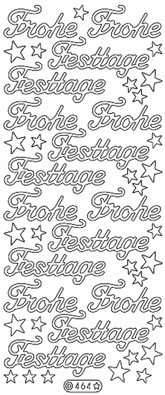 0464 - Frohe Festtage  D