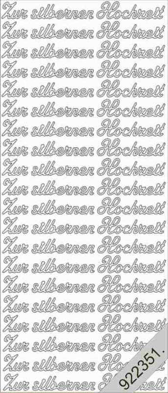 D 0434 - Zur silbernen Hochzeit
