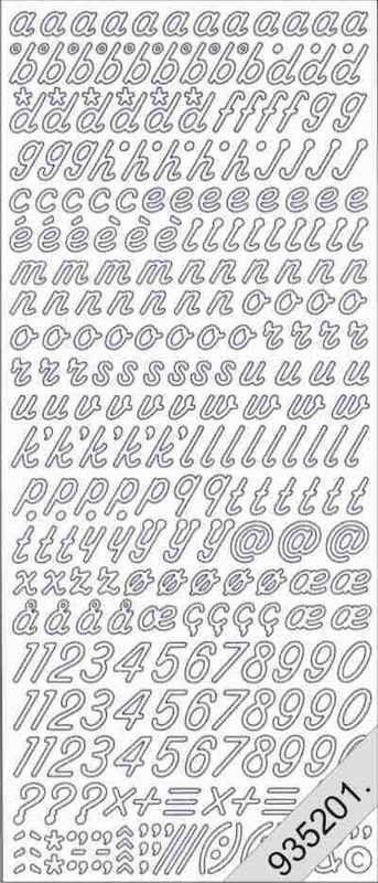 0825 - Letters / Cijfers