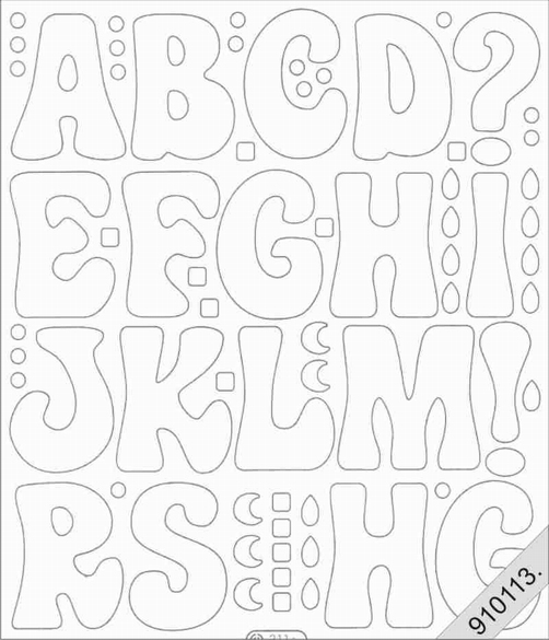 3114 - Transparent - Characters / Numbers