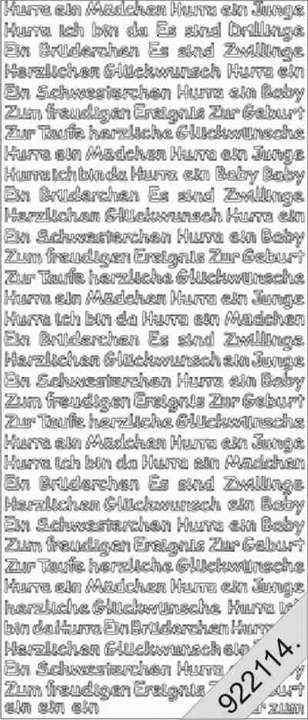 D 0444 - Geburtswünsche