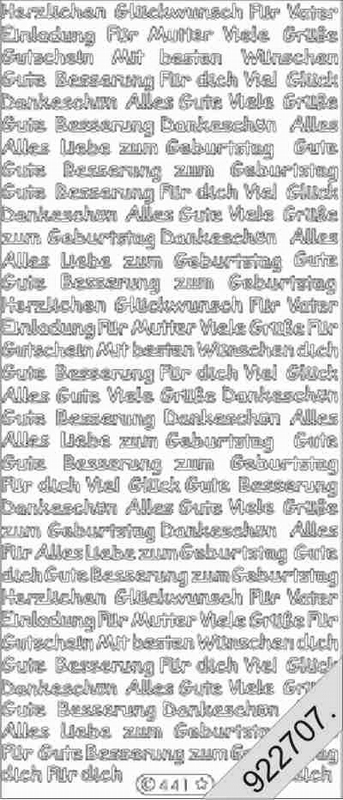 D 0441 - Herzlichen Glückwunsch usw.