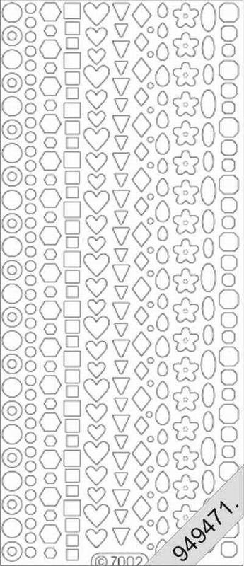 7002 - Transparant Glitter
