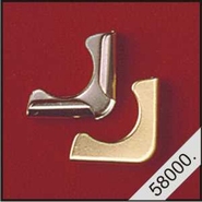 580007 - Corners brass 